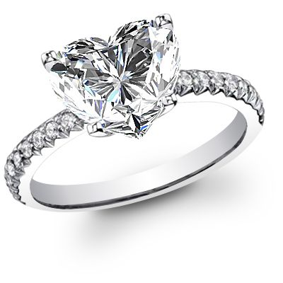 Halo Engagement Ring, Vintage, Unique, Heart Cut Moissanite at best price  in Jaipur
